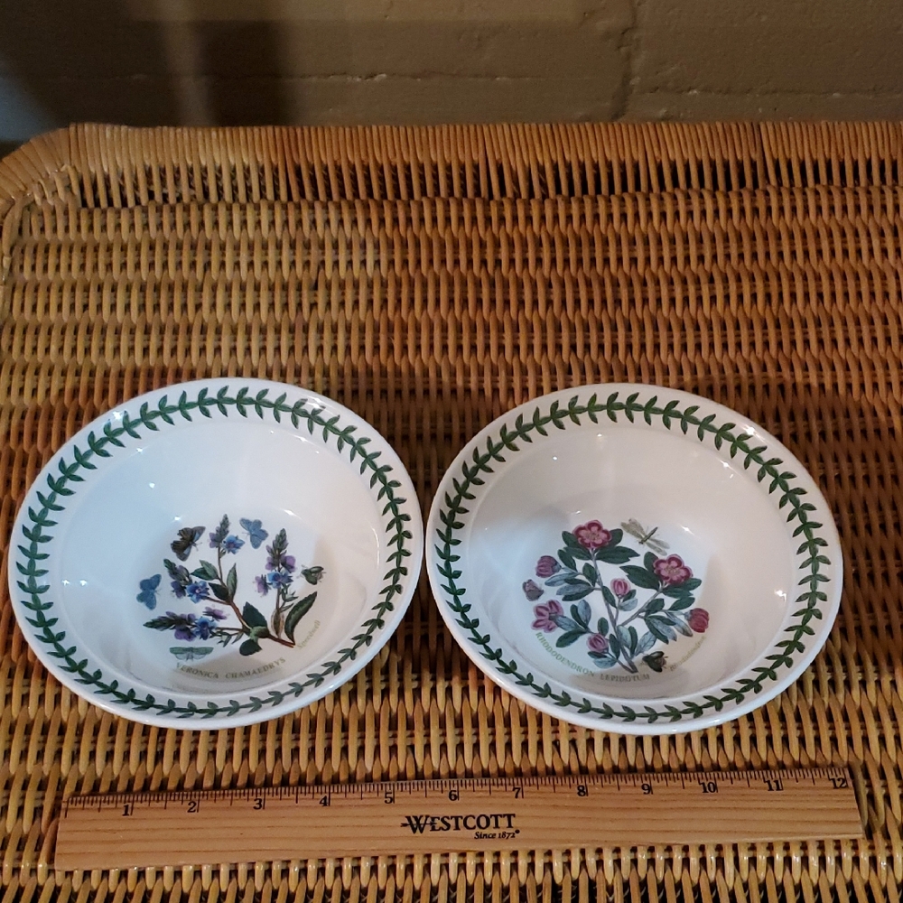 PORTMEIRON Floral Bowls - Set of 2. EUC